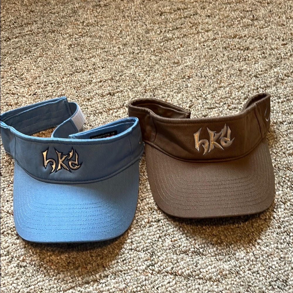 2 (two) HKD Fishing Visors – Spur Brand, by Richardson 45 model